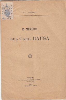 IN MEMORIA DEL CARD. BAUSA