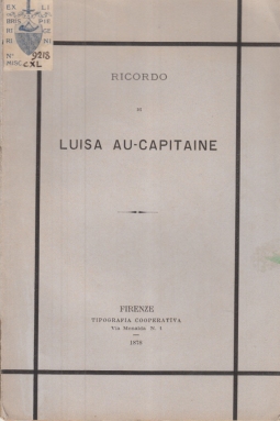 RICORDO DI LUISA AU-CAPITAINE