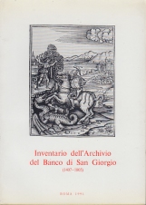INVENTARIO DELL'ARCHIVIO DEL BANCO DI SAN GIORGIO (1407-1805). VOL. III BANCHI E TESORERIA TOMO 2