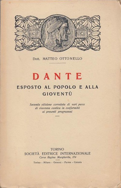 Dante esposto al popolo e alla gioventÙ - Ottonello Matteo