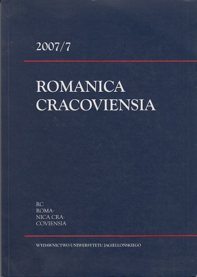 Romanica cracoviensia 2007/7