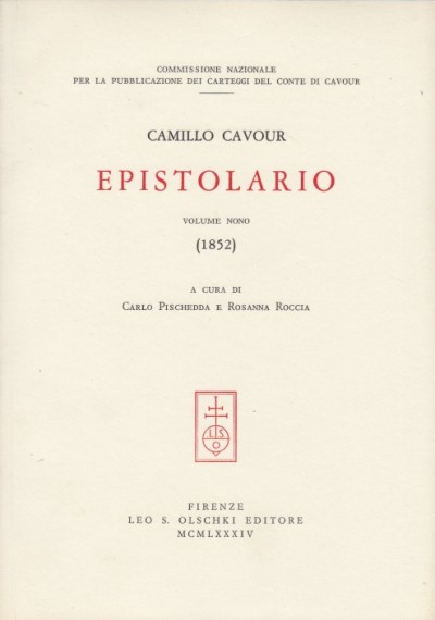 Epistolario 9 - Cavour Camillo