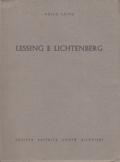 Lessing e lichtenberg - Saito Nello