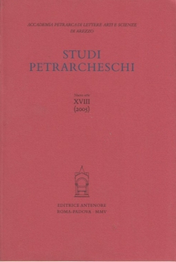 Studi Petrarcheschi. Nuova serie XVIII (2005)