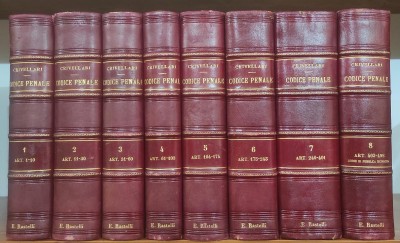Il codice penale per il regno d'italia (approvato dal r.decreto 30 giugno 1889,con efetto 1 gennaio 1890) interpretato dall'avvocato giulio crivellari - Cricellari Giulio