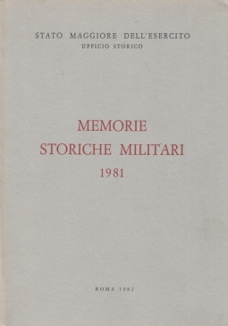 Memorie storiche militari 1981