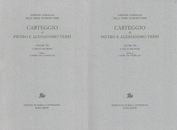 Carteggio di Pietro e Alessandro Verri
